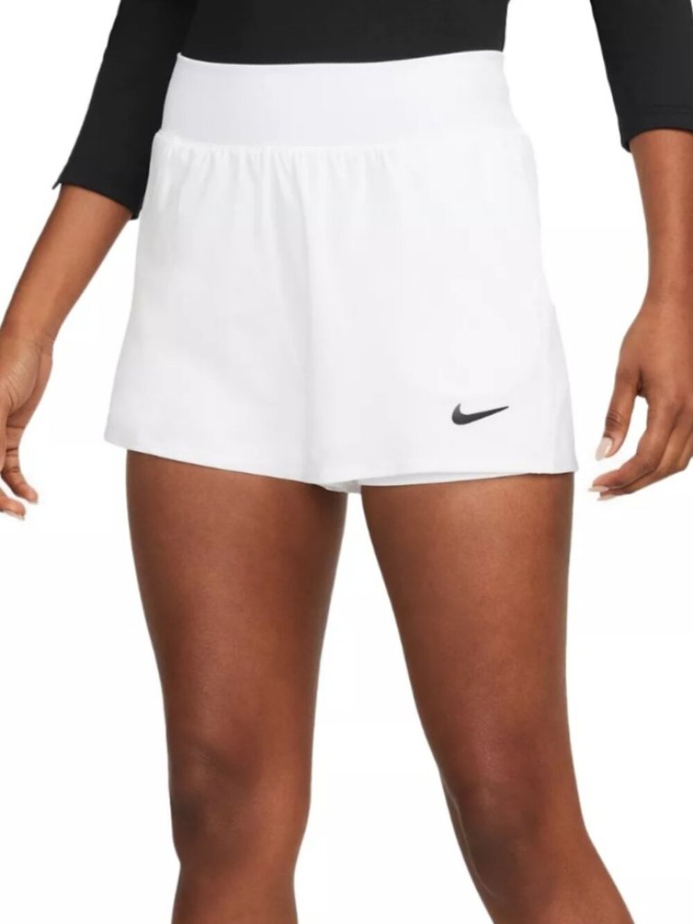 Nike Women's Court Victory Tennis Shorts in White size XL NWT